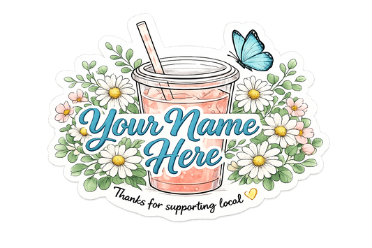 Drink Shop Stickers
